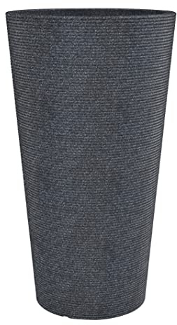 Scheurich Coneo High Hochgefäß, Farbe: Schwarz-Granit, Höhe: 70cm