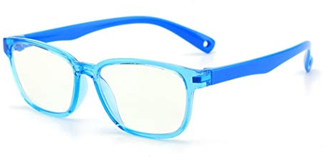 Kids Computer Glasses for Anti UV Eye Fatigue Computer Eyewear Clear Lens-Blue Light Blocking Glasses for Kids and Teens - Sleep Better