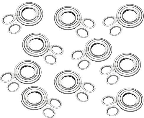 10er SET METALTEX Eierköpfer aus INOX mit praktischen Sicherheits-Scherengriffen/Eieröffner/Frühstückszubehör/Köpfer