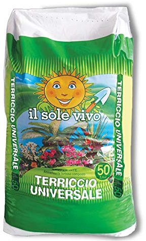 trasimeno Sole Vivo Terreau universel 20 l pour plantes vertes, à fleurs et bulbes