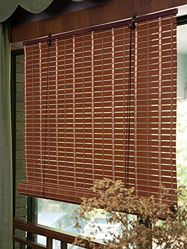 ZH-VBC Bambusrollo Outdoor Garten, Wetterfest, Patio Im Freien Pavillon Pergola Carport Rollo, 85% Shading Rate, 85cm / 100cm / 125cm / 150cm Breit,W85xH130cm