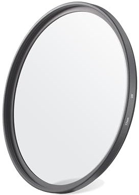 Filtro UV HD da 77 mm per obiettivo RF 24-105 mm f/4L per fotocamera Canon EOS R5 R6 R RP, e per fotocamera AF-S NIKKOR 24-120mm f/4G per fotocamera Nikon D780 D850 D750 - Confezione da 1