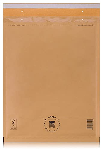 K10 50 St. Luftpolstertaschen Luftpolsterversandtaschen E-PACK K/10 Braun 370×480 Luftpolsterumschläge
