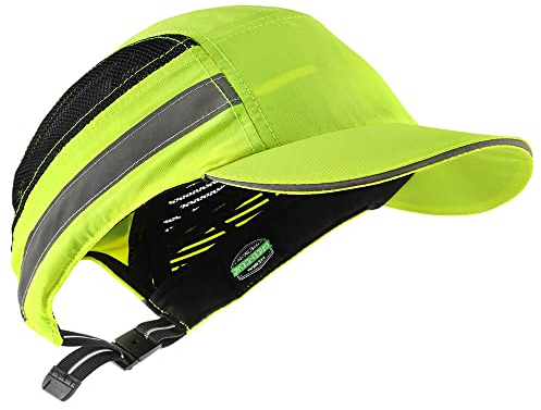 GREEN DEVIL Anstoßkappe Sicherheitsmütze Baseball-Stil Sicherheitskappe Kopfschutz Schutzkappe mit ABS Hartschale Atmungsaktiv Leicht Anti-Schock