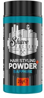 The Shave Factory Ultra Hold Hair Styling Powder (20g) | Powder Wax | Styling Powder | Volumizing Powder for Hair | Hair powder with matt effect for women & men (Sapphire)