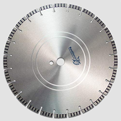 EDW Profi Diamanttrennscheibe 450mm x 25,4 mm TURBO SUPERCUT, universelle Diamant Trennscheibe für Beton, Stahlbeton, Granit, Mauerwerk