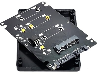 xiwai Mini PCI-E mSATA SSD Adapter auf 2,5 Zoll SATA Festplattengehäuse Konverter für MSATA SSD