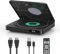 YOTON Lettore DVD per TV, Mini lettore dvd hdmi con porta USB, uscita HDMI e telecomando, Supporta tutti i dischi regionali, Compatibile con DVD-R/DVD-RW/CD-R/CD ecc [Blu-ray non supportata]
