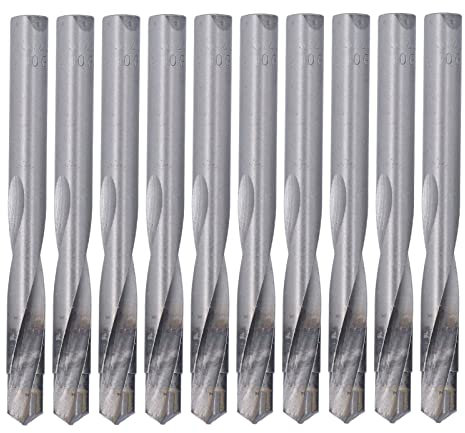 Fresa per Incisione, Frese a Candela 10 Pezzi, Fresa 10 Mm, Fresa per Incisione, Fresa a Sfera 10 Mm per Incisione, Frese a Punta Quadrata