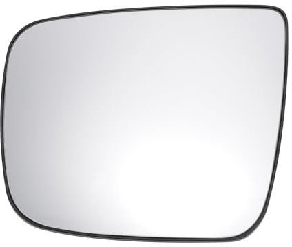 A ABSOPRO Specchio Retrovisore Sinistro Per Nissan NV200 08-19 1Pc | Vetro Reale, Bianco, Convesso Riscaldato, Piastra, Elettrico, 2 Pin, 96366JX30B, 22Cm, Per NP200, Per EVALIA