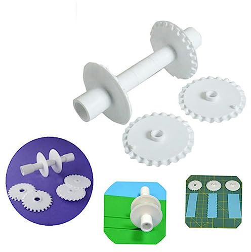 OFFSCH 6pcs Pastry Cutters for Baking Cookie Cutters Pasta Fondant Cakes Fondant Cakes Tools Rolling Lace Roller