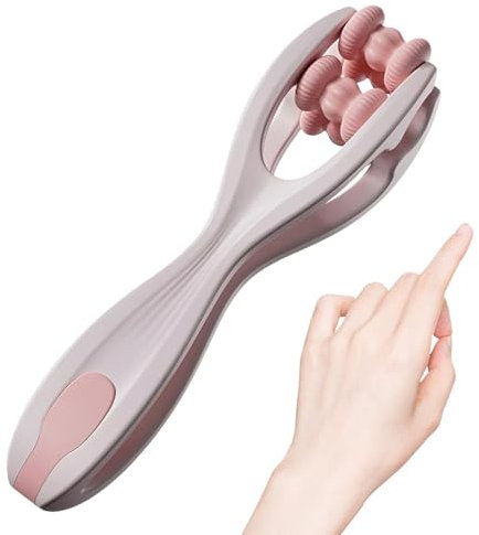 Fingerroller-Massagegerät, Handmassageroller,Handroller-Massageroller | Massagerolle, Doppelrollen-Fingermassagegerät, Handmassagegeräte, tiefer Gewebekomfort, Rollmassagegerät
