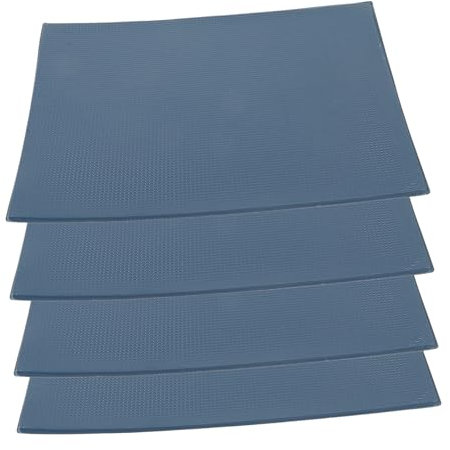 Tofficu Tejas Miniatura Simulación Tamaño 1/100 PVC Azul Antigüedad Materiales para Maquetas Decoración para Mesa De Arena 4 Piezas Bricolaje