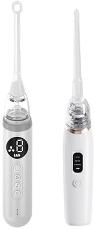 Tonsillenstein-Entferner Set, 65kpa Elektrisches Mandelsteine Entfernen 3-Gang-Saug Mit LED-Licht und 5x Lupe Für Gesunde Mandeln und Frischen Atem