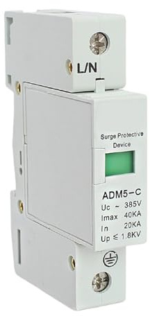 1P 40KA 110V 220V 380V AC Din Rail SPD Anti-Lightning Voltage Surge Protector Device