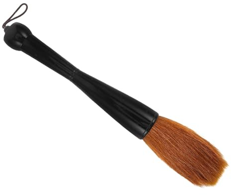 ULTECHNOVO Pluma de Pincel Caligráfico de Pelo Natural 3 Pulgadas para Caligrafía Sumi, Punta Ancha, Control de Tinta para Escritura China y Práctica Artística en Papel de Arroz