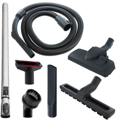 Compatible Titan Full Cleaning Kit (35mm) for Titan 16L 20L 30L 40L TTB774VAC TTB775VAC TTB776VAC TTB777VAC (3m) Hose Floor Nozzle Tube Accessory Set for Workshop Cleaning