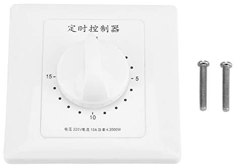 Temporizador Inteligente Interruptor 220v 15 Minutos Bomba de Agua Mecánica Temporizador Cuenta Regresiva Multifunción Gire El Contador Controlar Bomba Agua Ventilador