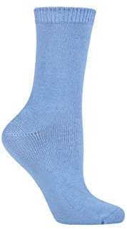 SockShop Lazy Panda Mens and Ladies Bamboo Socks Pack of 1 Light Blue 4-8