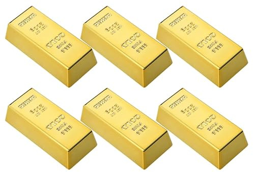 Tomaibaby Goldbarrenmagnet Kühlschrankmagnete 6Er Set Dekorative Magnete Für Kühlschrank Whiteboard Schließfach Und Schranktür Zum Befestigen Dekorieren Fotografieren Und Verschenken