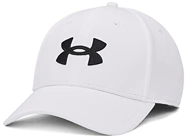 Under Armour Men's Blitzing Low Stretch Fit Cap - White / / Black - L/XL