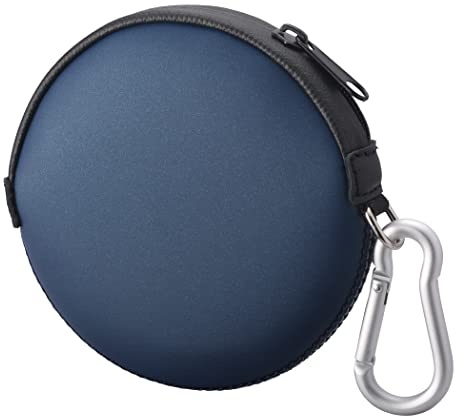 OneJoy Münztasche,Geldbörse, kleine Kleingeldbörse, wasserdicht mit Neopren-Reißverschlusstasche, leichte, runde Tragetaschen und Geldbörsen mit Clip, perfekt für Ihren Stil., Marine