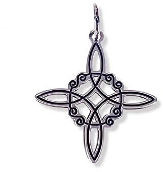 Witter Knot Silver Pendant Sterling 925m unisex 24mm. utkast