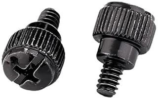 100 Stück 6#-32 * 6 Gewindezähne Computer-PC-Gehäuse Lüfter Werkzeuglose Einstellschraube Rändelschrauben Rändelschraube M3.5 (Color : Black, Size : M4x10(100Pcs))