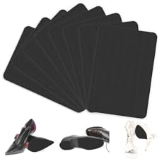 8Pcs Anti Rutsch Sohle, Rutschfeste Schuhsohlen Protektore, Selbstklebende Schuhsohlen Reparatur Set, Gummisohlen zum Aufkleben für Alle Größen Anti Rutsch Geräuschreduzierung