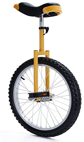 Freestyle Unicycle F 20 Zoll Einrad für Erwachsene/Geschenke für große Kinder, Outdoor-Einräder für Mama, Papa, Anfänger, Aluminiumlegierungsfelge und Manganstahl, bestes Geburtstagsgeschenk (Gel