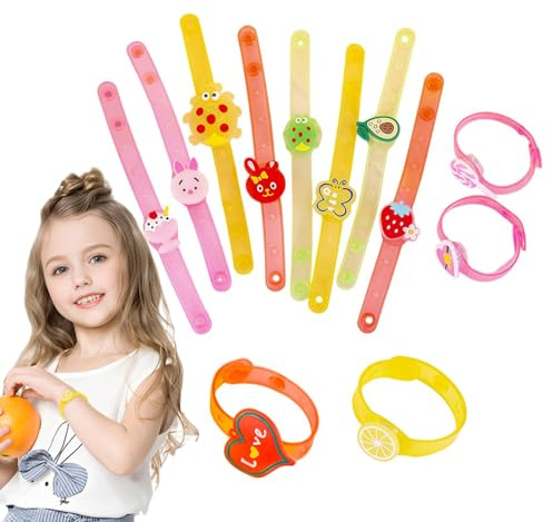 Wpsagek Leuchtende Armbänder,Leuchtende Armbänder im Dunkeln - 12X leuchtende Armbänder, leuchtende Spielzeuge | Blinkende Armbänder, farbenfrohe Event-Armbänder, im Dunkeln leuchtende Partygeschenke