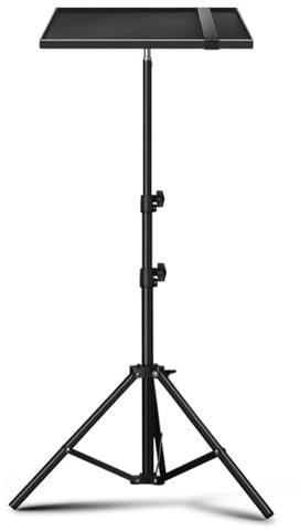 Projector Stand Laptop Sound Card Projector Tripod Stand Holder Bracket Projector Floor Stand Ajudtable Height Projector Mount(Large)