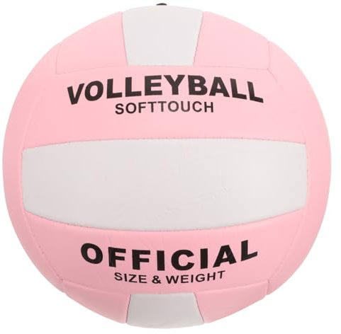 YARNOW Offizieller Volleyball Pu-Material Weich Langlebig Halbfestes Indoor Trainingsball Mit Maschinennähten Für Hallensport Und Wettkampf Geeignet