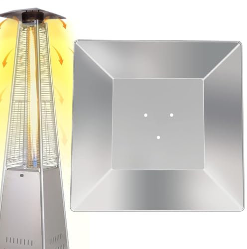 riflettente per riscaldatore da terrazzo, quadrata per riscaldamento a terrazze, riflettore di calore propano, riscaldamento per terrazze, piramide