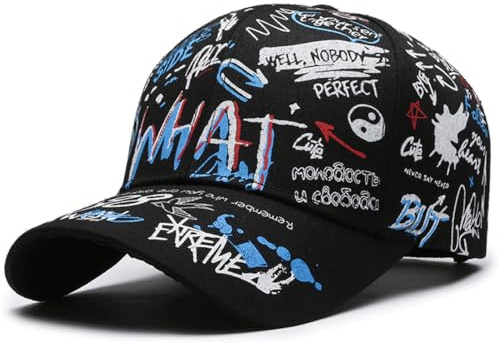 Cappello da Baseball Uomo con Visiera Unisex Cotone Regolabile Casuale Berretto da Baseball Cappellini Cappello Snapback Classico Blank Tesa Regolabile High Top End Trendy Color Style