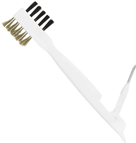 Vaguelly Gas Stove Cleaning Brush Scraper Stiff Bristle Scrub Brush for Kitchen Gap and Corner Oil Dirt Removal