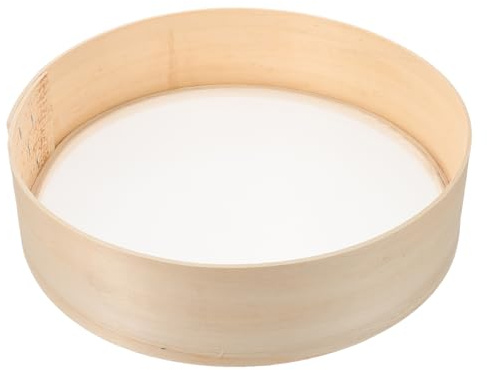 Mobestech De Harina De Madera para Hornear Filtro De Polvo para Cocina Herramienta Práctico para Tamizar Harina De Cocina
