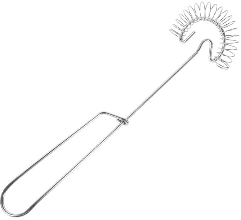 KICHOUSE Batidor Manual De Huevos Espiral De Acero Inoxidable, Batidor De Resorte Mango Ergonómico Antideslizante, Para Cocina Doméstica y Repostería, Mezcladora Práctica y Duradera