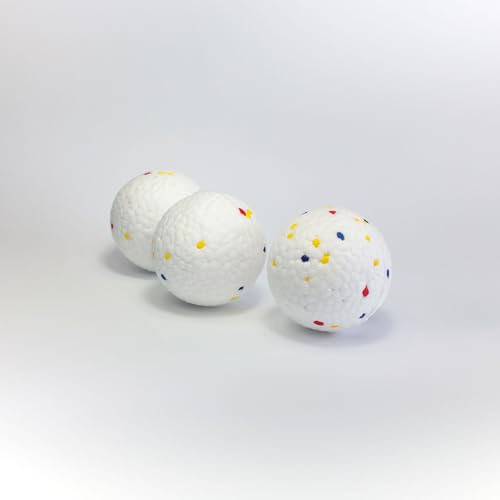 Climsom - 3er-Set ETPU-Bälle für BALLOUF Deluxe Ballwurfmaschine - 6,4 cm Durchmesser, leicht und widerstandsfähig, speziell für die automatische Ballwurfmaschine Ballouf geeignet.