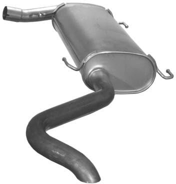 VEGAZ CS-292 Endschalldämpfer Kompatibel mit FIAT Ducato Kastenwagen 250, 290 1357622080 1730LX 1366028080