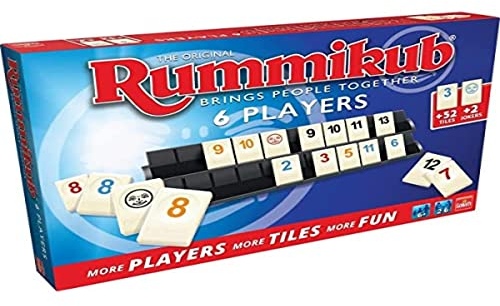 Rummikub Original 6 Spieler, A partir de 6 años, Mehrfarbig (Goliath 50412)