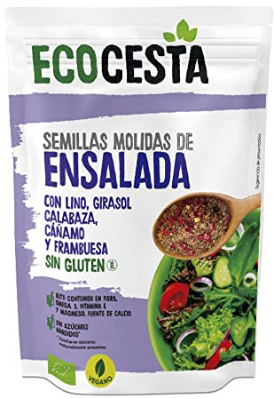 Ecocesta Mejor Cada Día Semillas Molidas de Lino con Calabaza, Girasol, Cáñamo y Frambuesa, 200g (Bio)