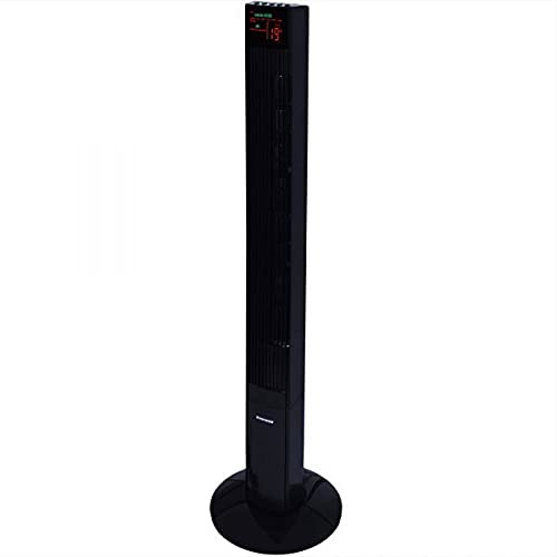Syntrox Germany XXL Turmventilator Säulenventilator Ventilator Tower 50 Watt mit Fernbedienung, Timer und Oszillation