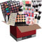 Coffret Maquillage, MKNZOME 50 Pcs Kit Maquillage Femme Professionnel avec trousse de Maquillage Palettes de Maquillage Fard à paupières Brillant à lèvres Ensemble de cadeau d'anniversaire Noël
