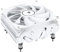 Thermalright AXP90-X47 White Low Profile CPU Air Cooler ITX with Quite TL-9015W PWM Fan, 47mm Height, ITX Cooler, for AM4/AM5/Intel LGA 1700/1851/1150/1151/1200, White Coated Heatsink Cooling