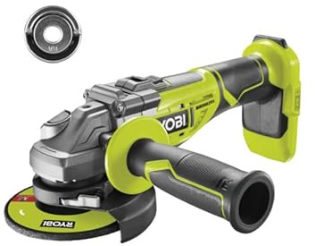 Pack RYOBI - Meuleuse d'angle brushless RAG18BL-0-18V One+ - sans batterie ni chargeur - Ecrou Easyfix pour meuleuse d'angle RAKEF - M14