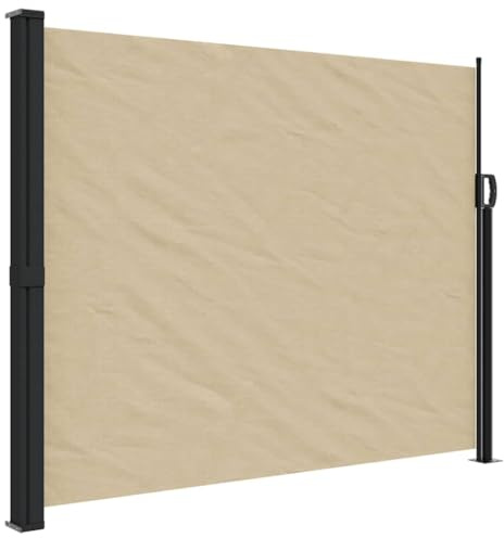 vidaXL Seitenmarkise Ausziehbar Beige 160x300 cm