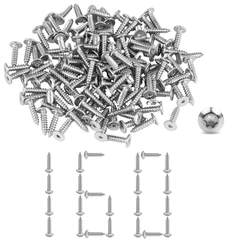 Hpamba 160 Stück M4x16mm Edelstahl Flachkopf Mit Scheibe Edelstahl Rostfrei Tellerkopf Holzschrauben Torx Edelstahl Flachkopf Mit Scheibe Torx Schrauben A2 V2a Holzschrauben Linsenkopf Vollgewinde