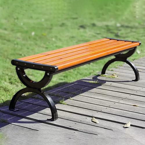 SORVA Gartenbank für draußen, Parkbank für die Terrasse, wetterfestes Gartenmöbel-Sofa für die Veranda, perfekt für Hinterhof, Terrasse, Rasen, Poolrand (Größe: 150 cm/59 Zoll A)