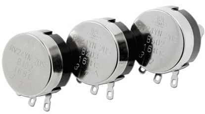 RV24YN20S B201 B501 B102 B202 B502 B103 B203 B503 B104 B204 B254 B504 B105 500 ohm 10K 20K 50K 100K 200K ohm Potentiometer AUOQKQUT(10K Ohm-(B103))